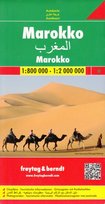 Marokko. Mapa 1:800 000 / 1:2 000 000 Freytag & Berndt
