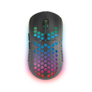 MARSGAMING Mars Gaming MMW3, bezprzewodowa mysz do gier, RGB Flow, ultralekka 79g, 3200DPI, czarna - mars gaming