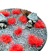 Martian Fluor Tufts 6mm Neo-Mars Orange - Fluorescencyjne Czerwono-Pomarańczowe Kępki Green Stuff World