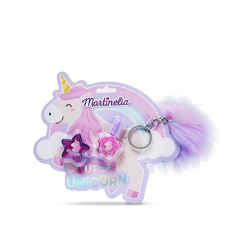 Martinelia, Little Unicorn Key Chain, Zestaw kosmetyków do makijażu dla dziewczynek, 3 szt. - Martinelia