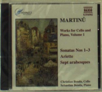 MARTINU WORKS FOR CELLO AND PN - Benda Sebastian