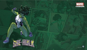 Marvel Champions: The Game Mat - She-Hulk, gra planszowa, Fantasy Flight Games - Fantasy Flight Games