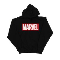 Marvel Comics Bluza Z Kapturem Damska Logo (S (52-55 Cm) / Czarny) Marvel