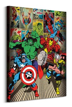 Marvel Comics Here Come The Heroes - obraz na płótnie - Pyramid Posters
