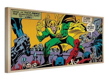 Marvel Comics Loki Prince Of Evil - Obraz na płótnie - Pyramid Posters