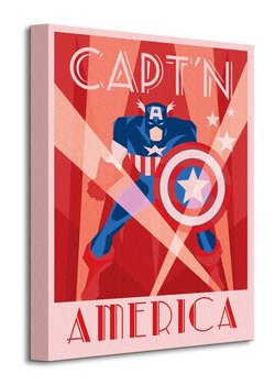 Marvel Deco Captain America - obraz na płótnie - Art Group