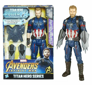 Marvel, figurka Titan Hero Power FX Kapitan Ameryka - Hasbro