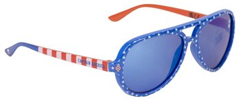 Marvel Kapitan Ameryka - kolorowe okulary przeciwsłoneczne dla chłopca - filtr UV400 - Avengers