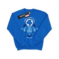Marvel Męska Bluza Fantastic Four Fantasticar (XL 8,5-9 / Lazurowy) Marvel