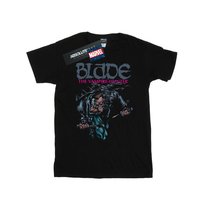 Marvel Męska Koszulka Blade Action (XL 8,5-9 / Czarny)
