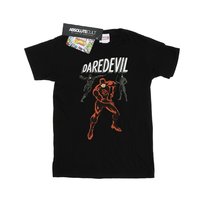 Marvel Męska Koszulka Daredevil Pose (L / Czarny) Marvel