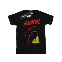 Marvel Męska Koszulka Daredevil Rooftop (L / Czarny) Marvel