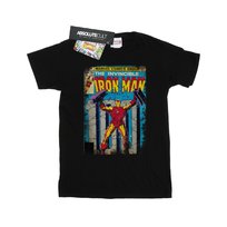 Marvel Męska Koszulka Na Okładkę Iron Mana (XL 8,5-9 / Czarny) Marvel