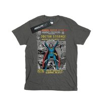 Marvel Męska Koszulka Z Okładką Komiksu Doctor Strange (S (52-55 Cm) / Grafitowy) Marvel