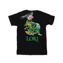 Marvel Męska Koszulka Z Tronem Loki (L / Czarny) Marvel