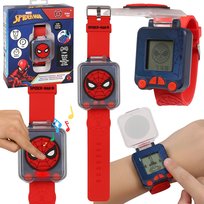 MARVEL Spider-Man Wielofunkcyjny zegarek edukacyjny z grami, alarm, stoper dla dzieci Marvel