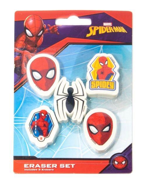 Zdjęcia - Gumki i korektory MARVEL Spider-Man - Zestaw Gumek Do Mazania 