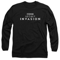 Marvel T-Shirt Unisex Dla Dorosłych Logo Secret Invasion (M / Czarny) Marvel
