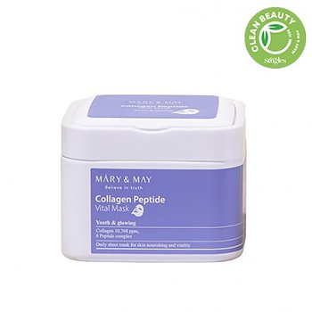 Mary&May, Collagen Peptide Vital Mask, 30szt - May&May