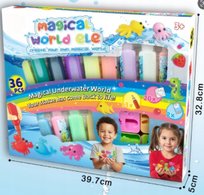 MASA PLASTYCZNA WODNE ŻELE DO TWORZENIA FIGUR DIY ZESTAW KREATYWNY AQUA GEL