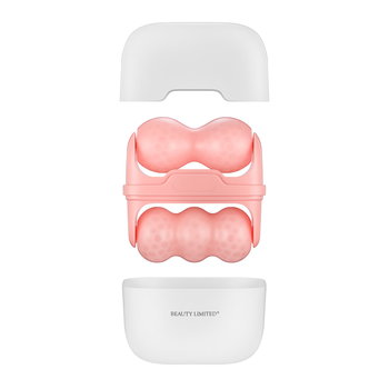 Masażer chłodzący falisty 2w1 Ice Roller Pink - Beauty limited