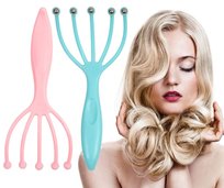 Masażer Do Głowy Relaksujący Masażer Do Skalpu Grabki Do Wcierek Na Porost Włosów