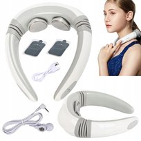Masażer Elektrostymulator Szyi Karku Tens Ems 2W1