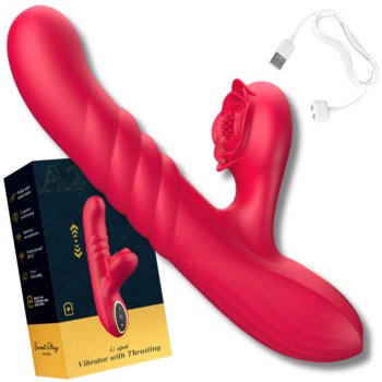 Masażer Intymny Damski Posuwisty Pulsujący Masażer  7 Trybów Wibracji - EROSPACE