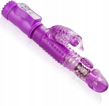 Masażer intymny, fioletowy, rotacyjny, 36 funkcji - XSARA