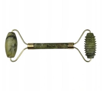 Masażer Kamienny Roller Karbowany Jadeitowy Zielony Do Twarzy Wałek Z Jadeitu Do Masażu  - Deni Carte