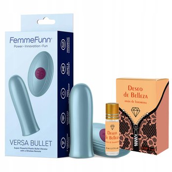 Masażer łechtaczki na pilota. Z 7 trybami wibracji i perfuma. - FemmeFunn