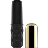Masażer Satisfyer Sparkling Darling czarno złoty mini wibrator Satisfyer