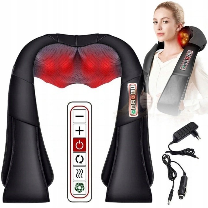 Masażer Shiatsu Karku Szyi Pleców Ciała Grzejący Dexxer Sport Sklep Empikcom 6406