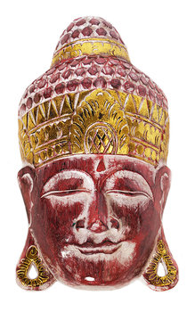 Maska Budda Drewniana Rzeźba 40Cm Indonezja - Inny producent
