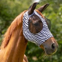 Maska dla konia chroniąca przed muchami QHP ZEBRA PONY QHP