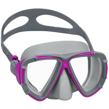 Maska do nurkowania pływania okularki szaro-różowe Bestway - Bestway