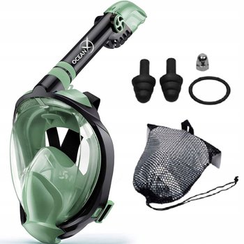 Maska Do Nurkowania Snorkelingu Pełnotwarzowa Profesjonalna OceanX L/XL - Inna marka