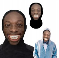 Maska Kominiarka z Twarzą impreza przebranie kostium karnawał HALLOWEEN