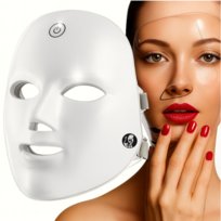 Maska LED do Twarzy Fototerapia Anti-Aging Bezprzewodowa Lifting 91diod 8w1