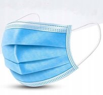 Maska Maseczka Jednorazowa 3-Warstwowa Mocna 50szt