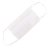 Maska maseczka ochronna bawełniana z podszyciem flizelinowym wielorazowa biała 50 szt