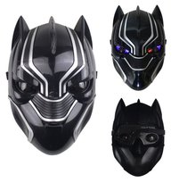 MASKA PANTERA ŚWIECĄCA LED SUPERBOHATER PRZEBRANIE BAL KARNAWAŁ HALLOWEEN
