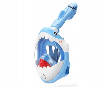 Maska Pełnotwarzowa Do Nurkowania Snorkelingu Dla Dzieci Rekin XS OceanX - Inna marka