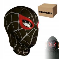 Maska SpiderMan z ruchomymi oczami Człowiek Pająk cosplay karnawał box BRADERS
