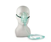 Maska Tlenowa dla Dorosłych XL z Drenem do Koncentratora bez PHT do Tlenu