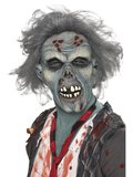 Maska Zombie, szara, rozmiar uniwersalny - Smiffys