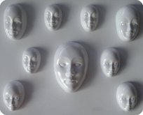 Maski, formy do odlewów gipsowych