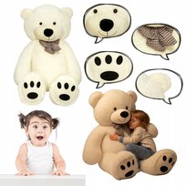 MASKOTKA MIS PLUSZOWY PLUSZAK DUZY 140CM XXL PRZYTULANKA DLA DZIECI MISIU