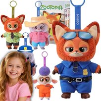Maskotka Niespodzianka Zwierzogród Zootopia Pluszak Brelok z Zawieszką
