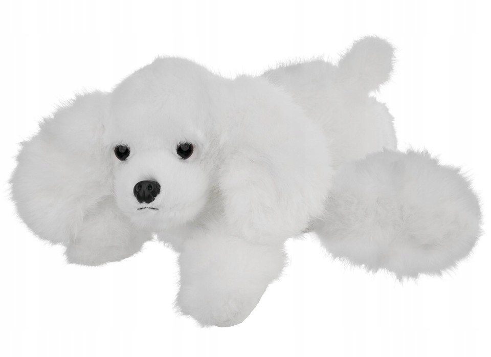 Maskotka Piesek Biały Leżący - 28cm - Beppe | Sklep EMPIK.COM